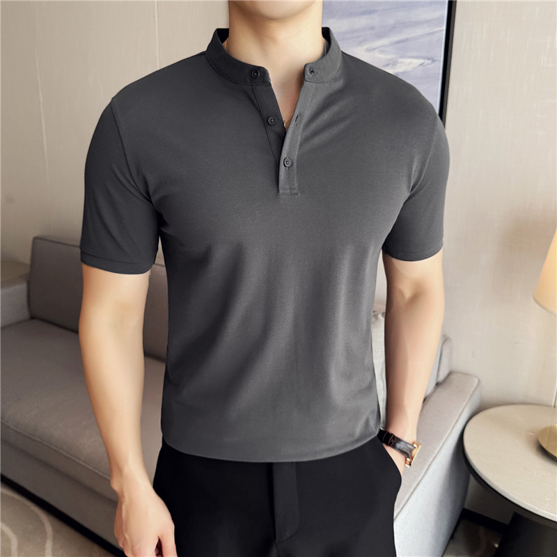 Summer Light Clothing - Polo de manga corta para hombre,