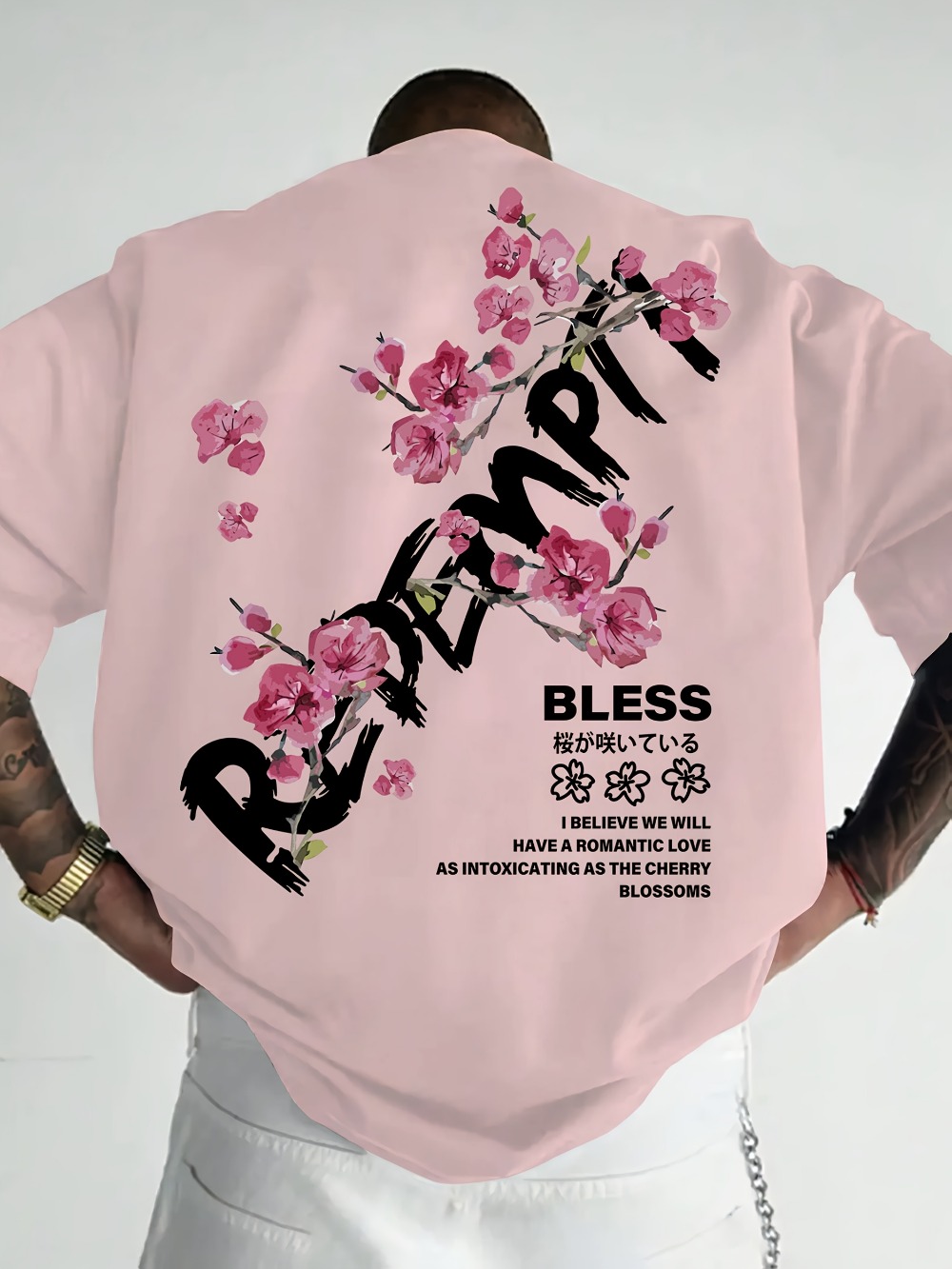 Japanese Summer Clothing Men - Camiseta con estampado 3D de grafiti