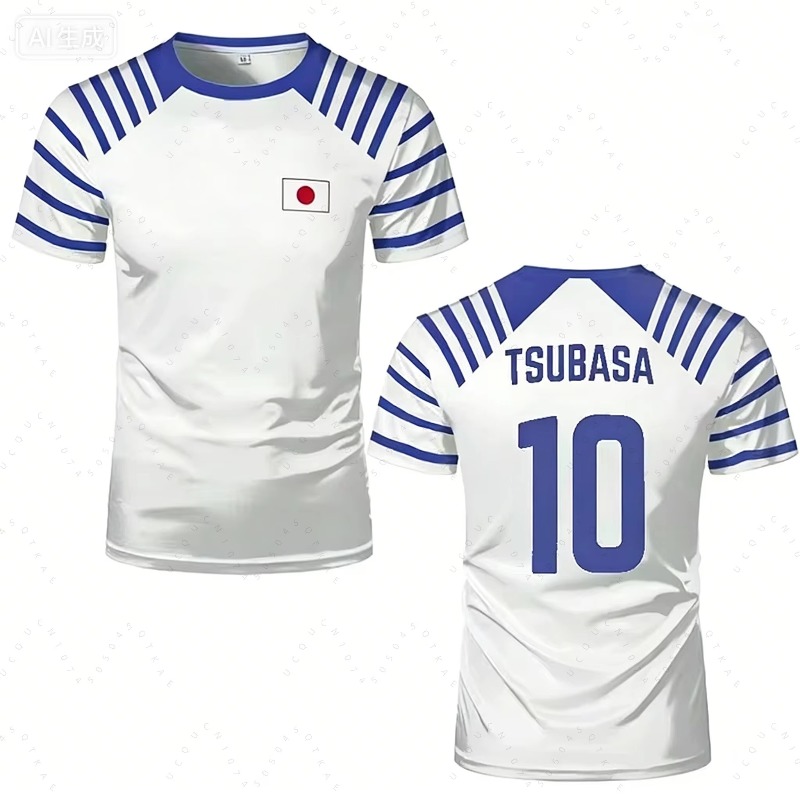 Summer Edition Clothing - Camiseta de Anime Captain Tsubasa 2026,