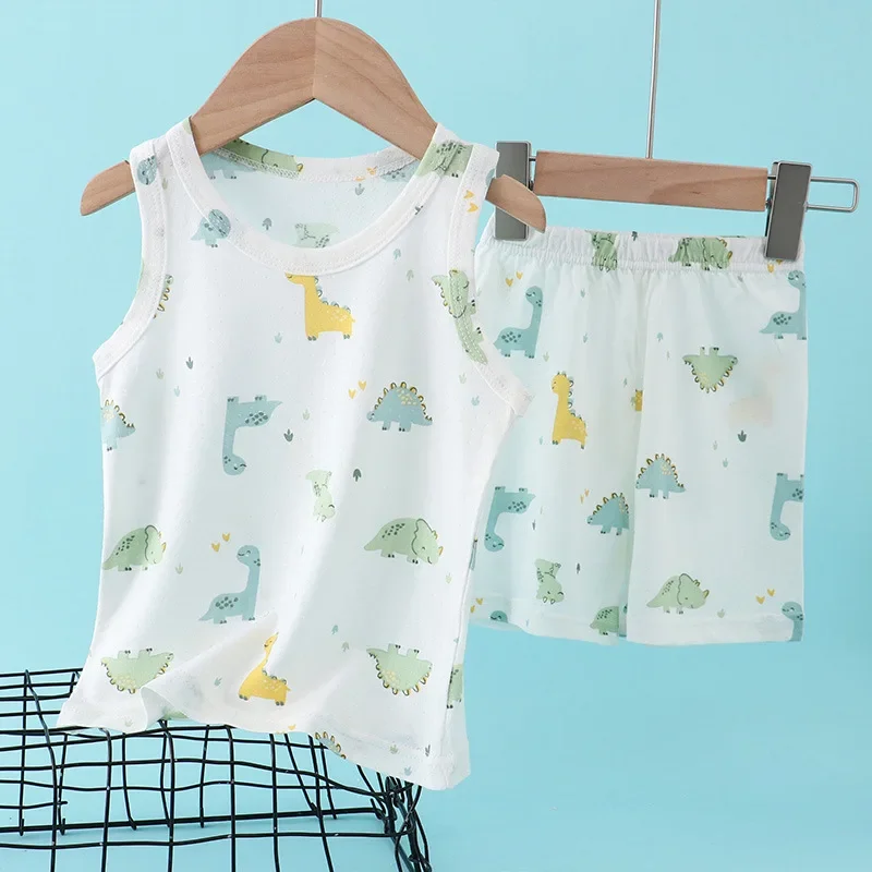 Summer Clothing Newborn - Conjunto de Chaleco de Bambú y