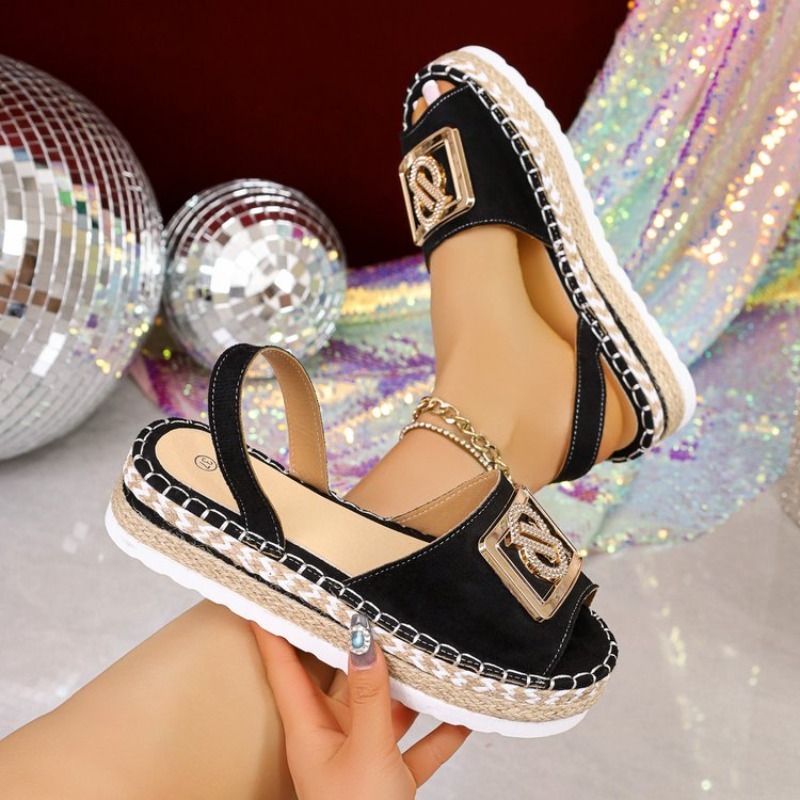 Espadrille Sandal Women - Sandalias de Plataforma para Mujer, Estilo