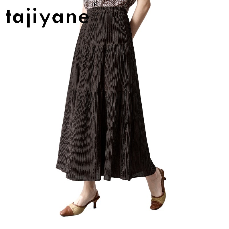 Summer Line Clothing Brand - TAJIYANE Falda de Seda de Morera
