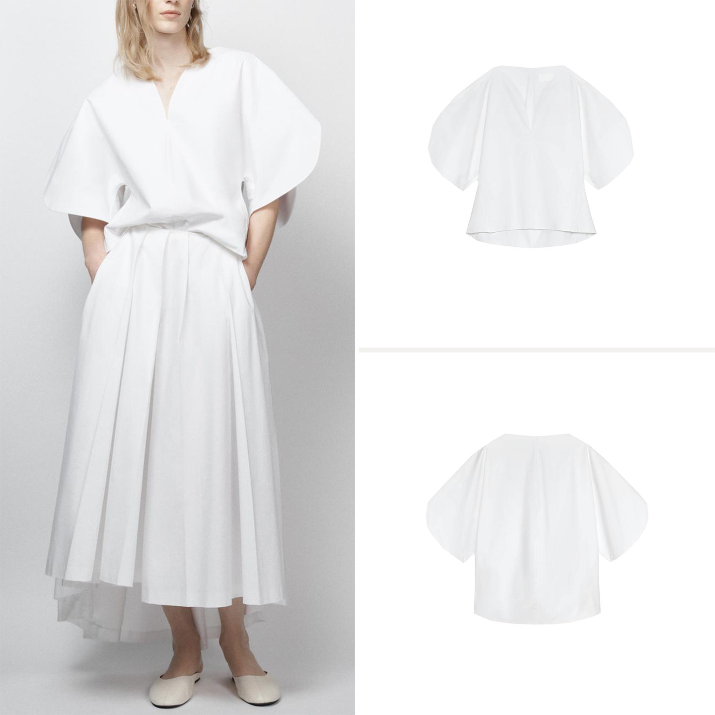 Summer Line Clothing Brand - Camisa Blanca Holgada a la Moda