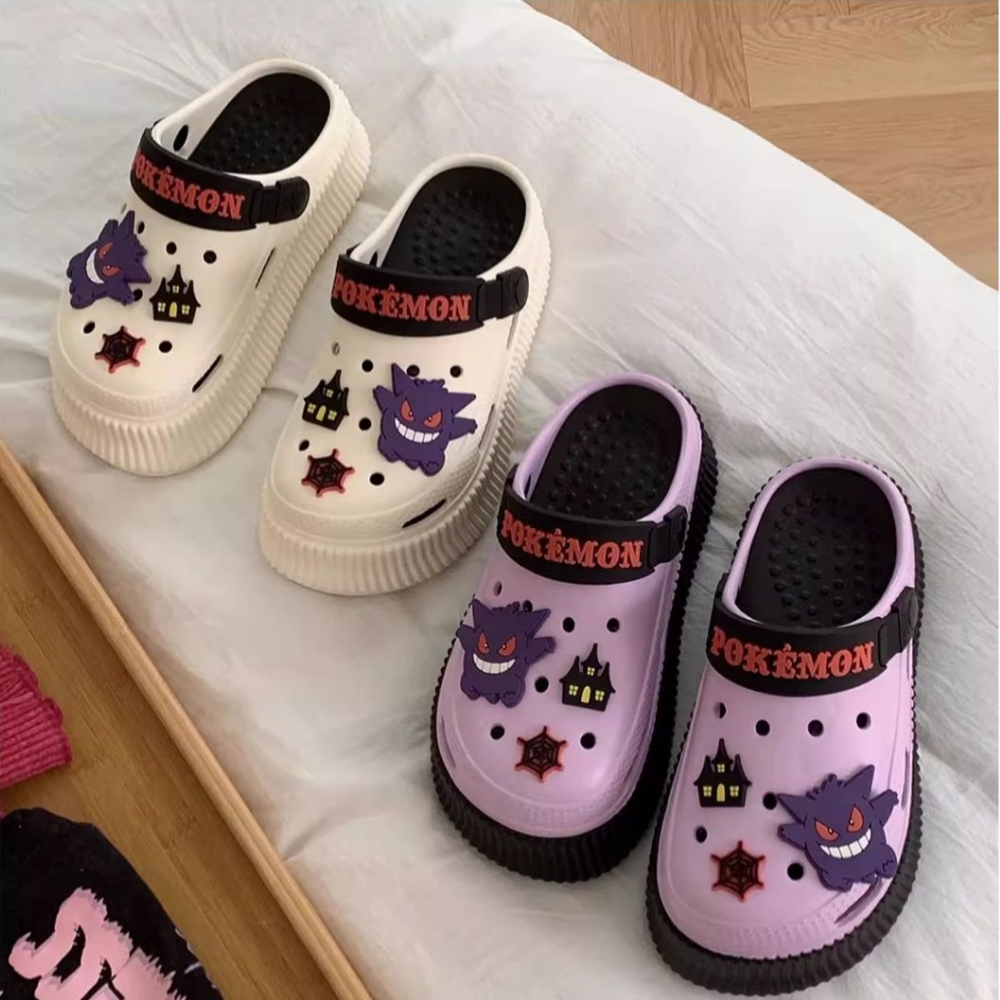 Summer Clothing Gifts - Pokemon Gengar zapatillas Sylveon Anime dibujos