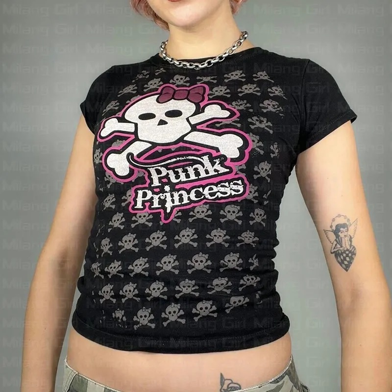 Summer Clothing Newborn - Ropa de calle estética Y2k para