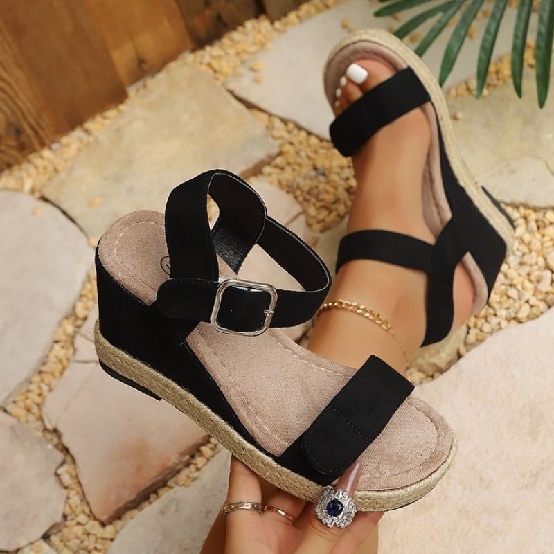 Espadrille Sandal Women - Sandalias de cuña para mujer con