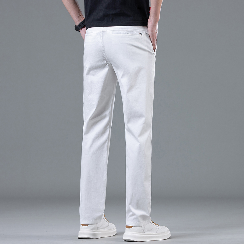Pantalones blancos rectos y li - Summer Light Clothing reseña y precio