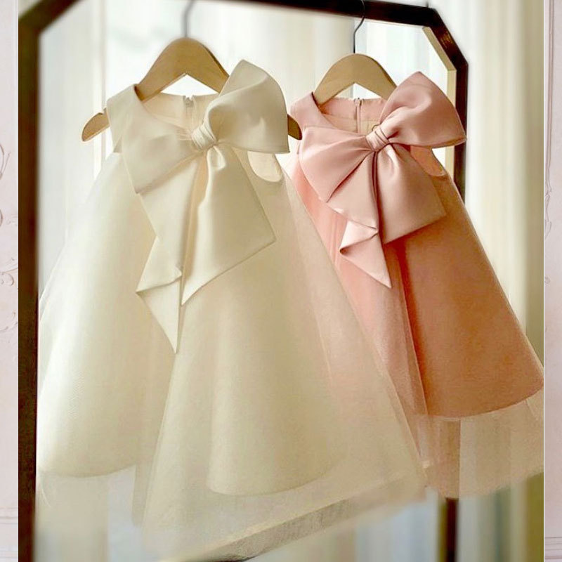 Vestido de verano con lazo gra - Summer Clothing Newborn reseña y precio