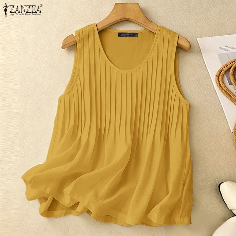 ZANZEA Camiseta sin mangas de  - Summer Clothing Plus reseña y precio