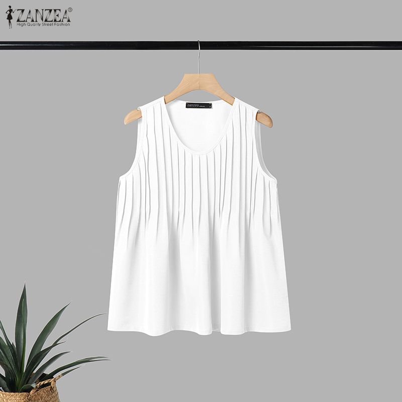 ZANZEA Camiseta sin mangas de  - Summer Clothing Plus reseña y precio