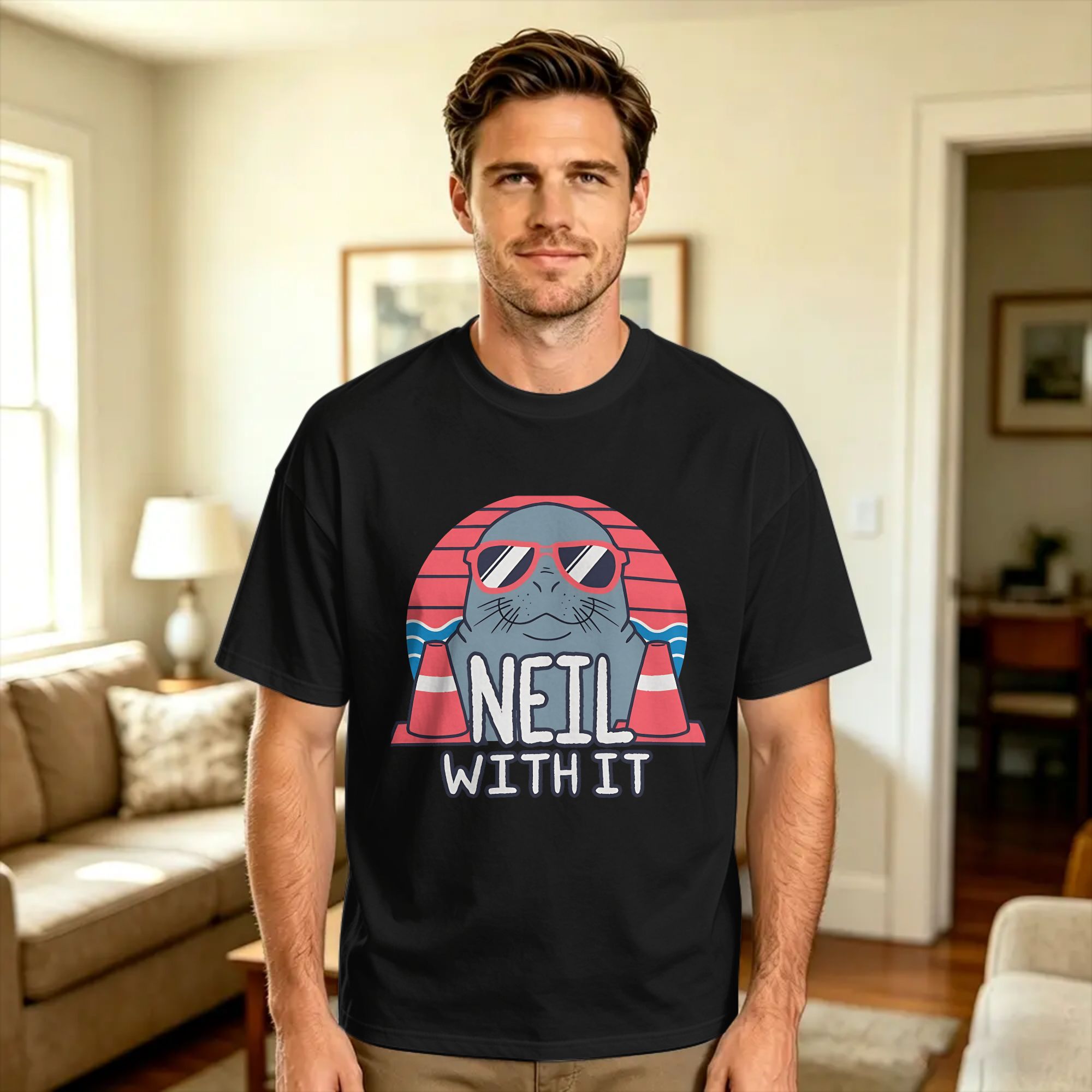 Camiseta Neil the Seal Deal Wi - Summer Clothing Deals reseña y precio