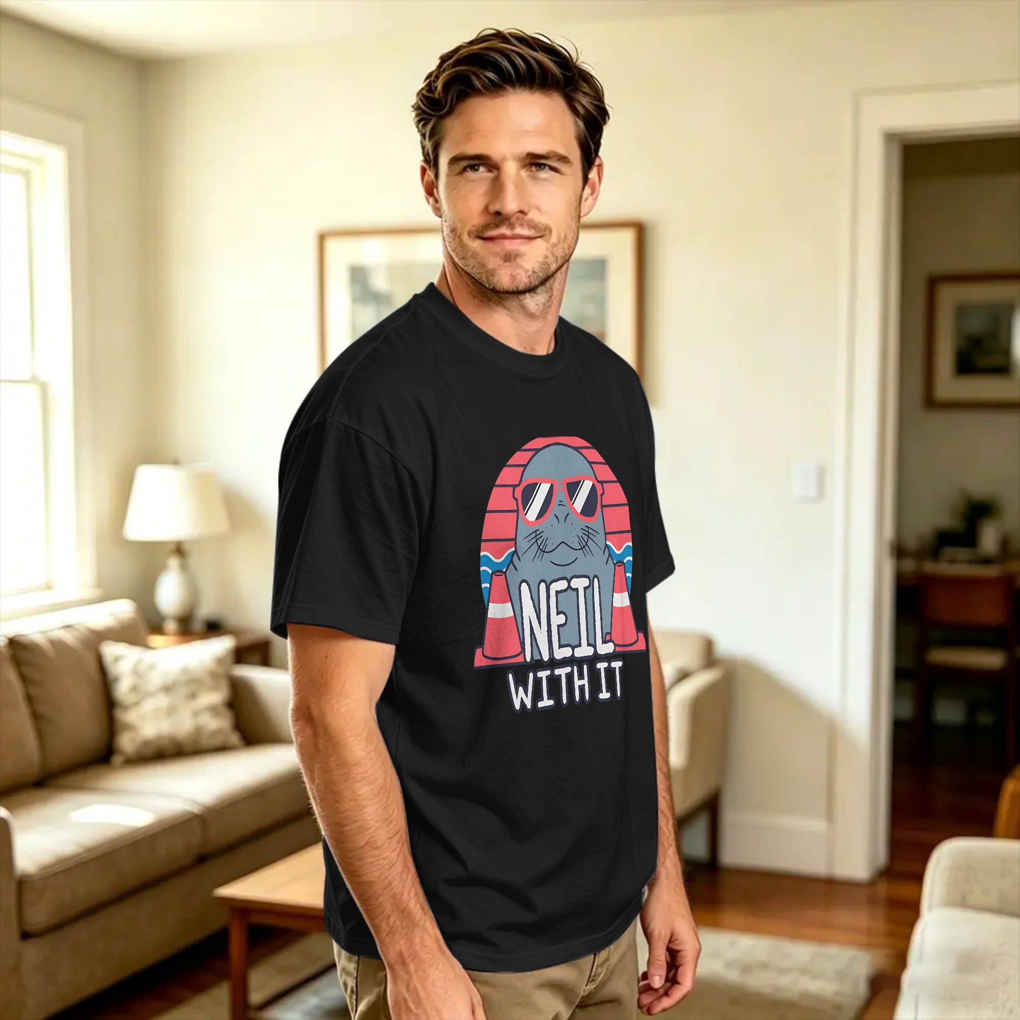 Camiseta Neil the Seal Deal Wi - Summer Clothing Deals reseña y precio