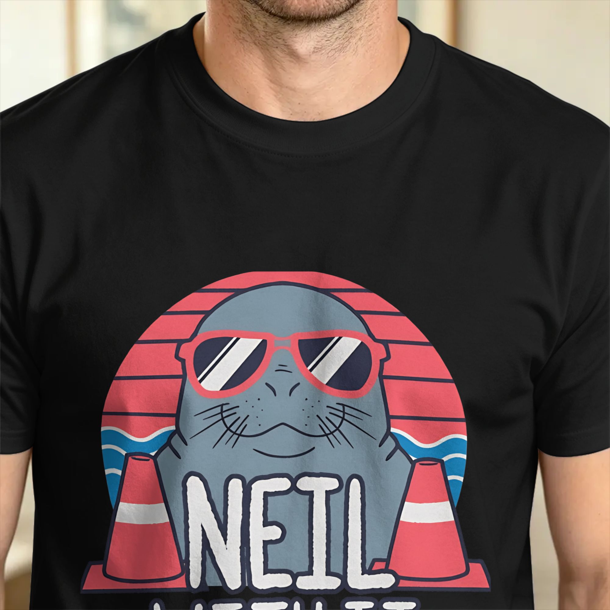 Camiseta Neil the Seal Deal Wi - Summer Clothing Deals reseña y precio