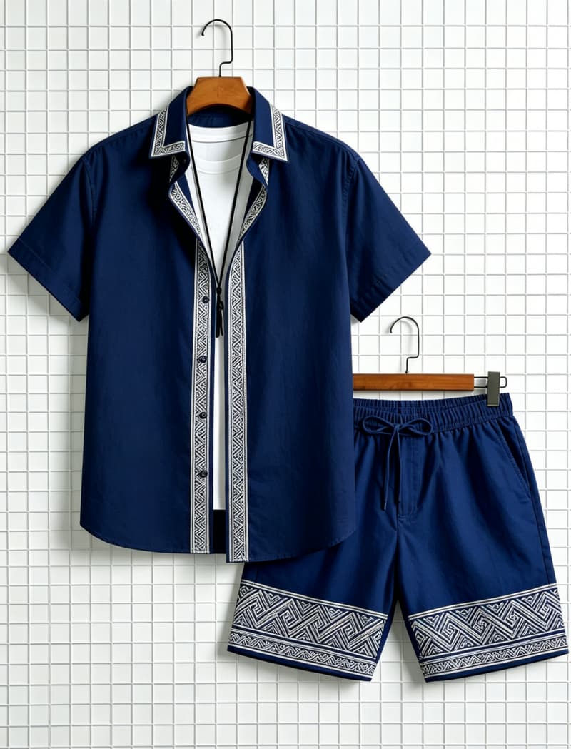 Conjunto de camisa de manga co - Summer Clothing Haul reseña y precio