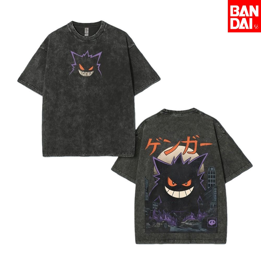 Camiseta de Pokémon Gastly Hau - Japanese Summer Clothing Men reseña y precio