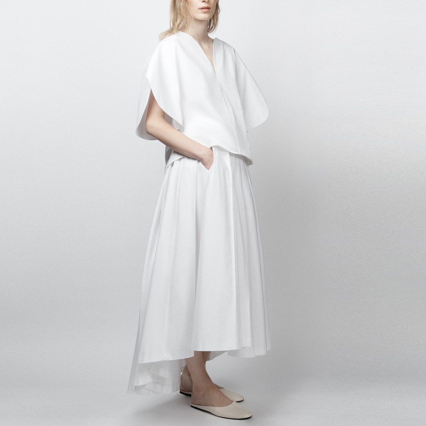 Camisa Blanca Holgada a la Mod - Summer Line Clothing Brand reseña y precio