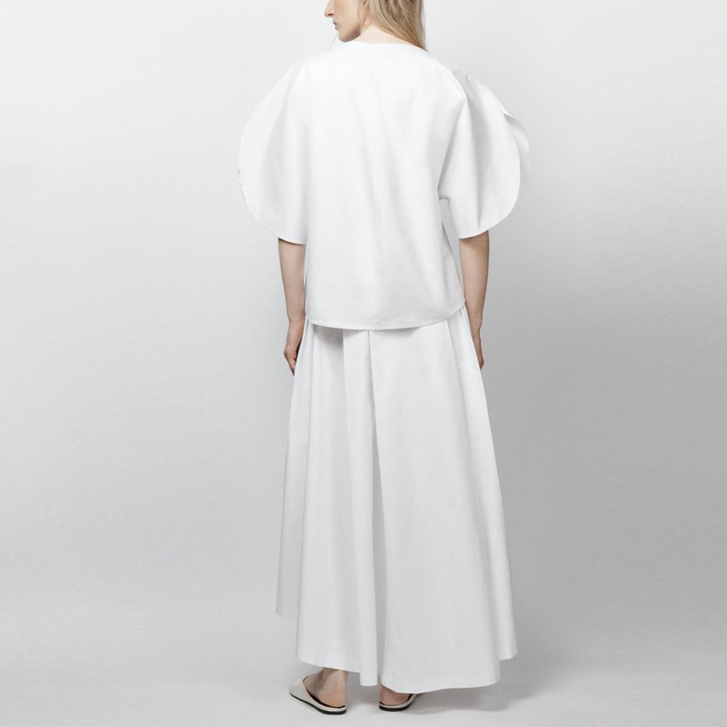 Camisa Blanca Holgada a la Mod - Summer Line Clothing Brand reseña y precio
