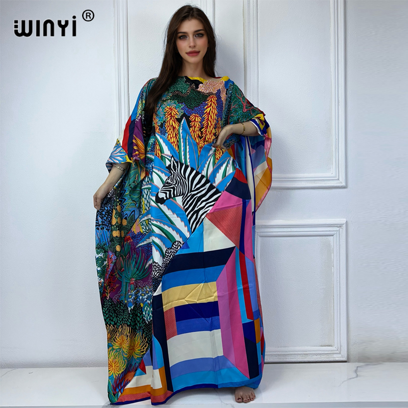 WINYI-caftán estampado de alta - Quality Summer Clothing For Women reseña y precio