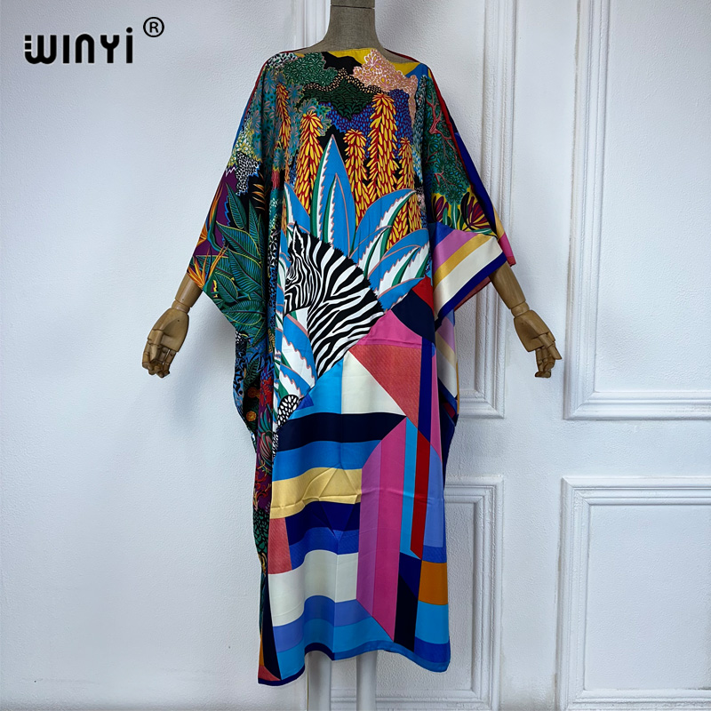 WINYI-caftán estampado de alta - Quality Summer Clothing For Women reseña y precio