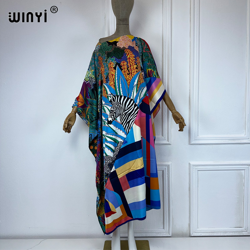 WINYI-caftán estampado de alta - Quality Summer Clothing For Women reseña y precio