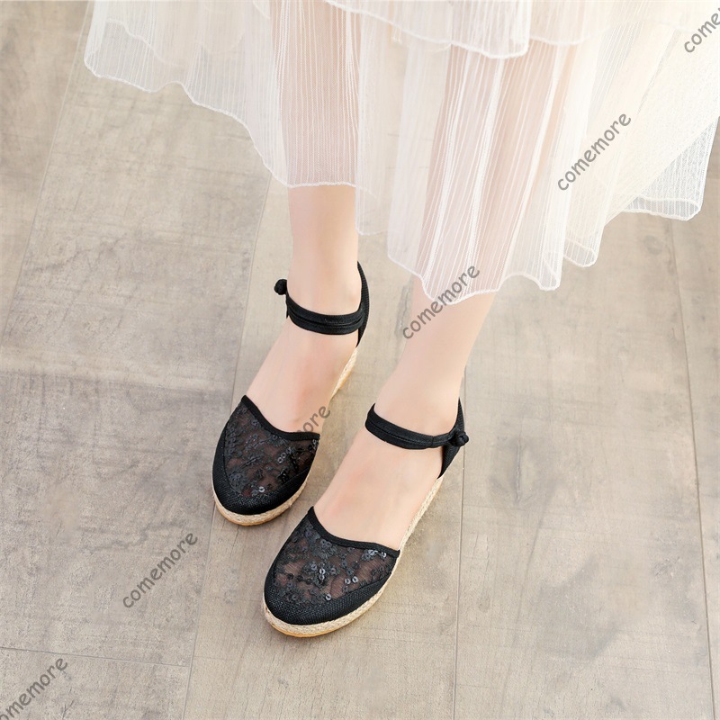 Sandalias de cuña de esparto c - Espadrille Sandal Women reseña y precio