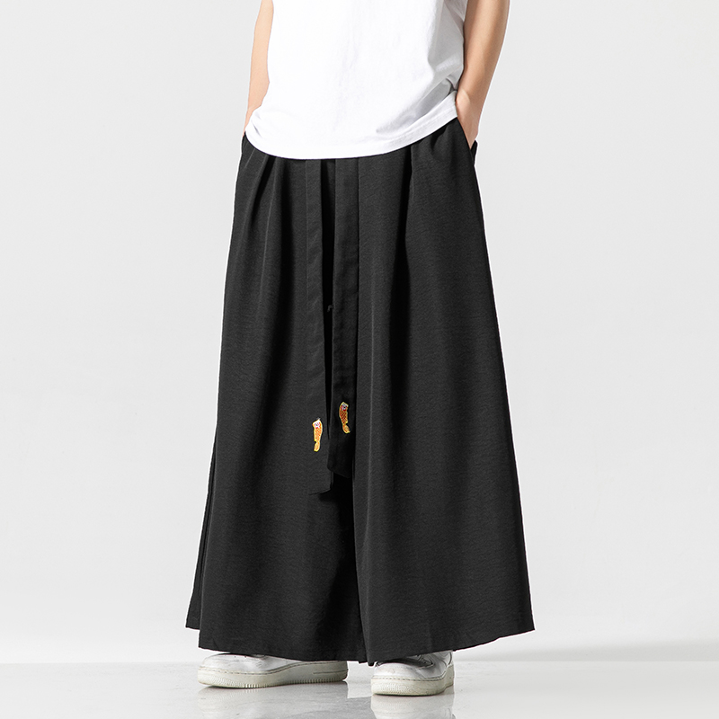 Pantalones de pierna ancha par - Japanese Summer Clothing Men reseña y precio