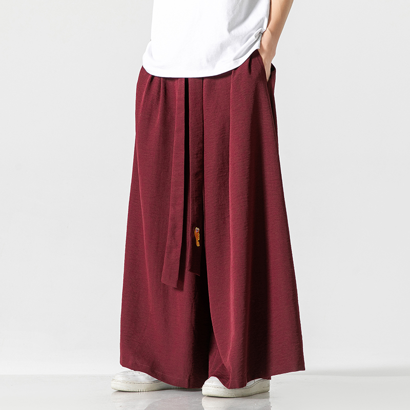 Pantalones de pierna ancha par - Japanese Summer Clothing Men reseña y precio