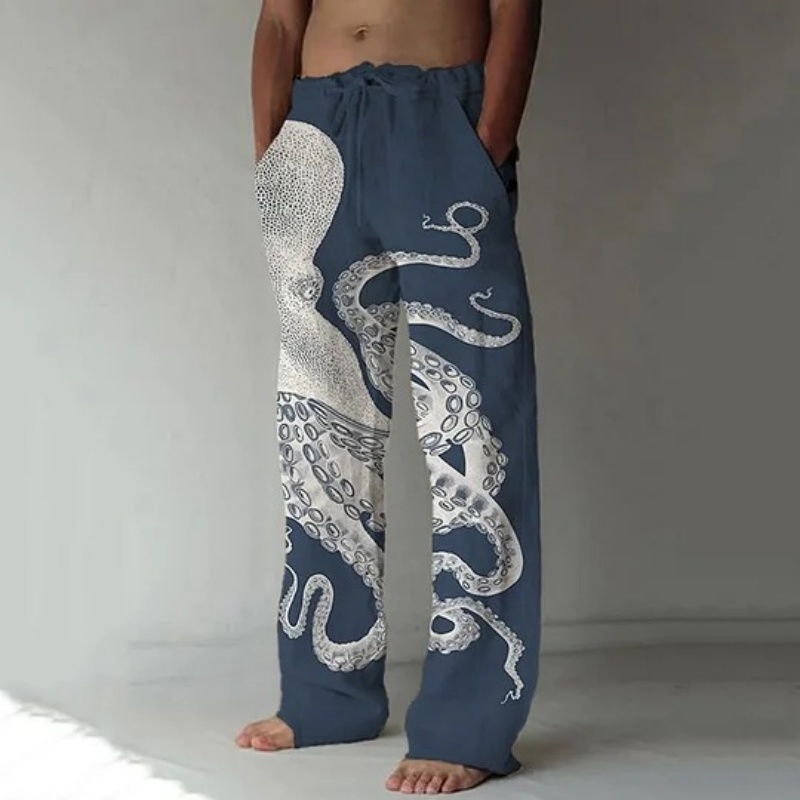 Pantalones informales con esta - Japanese Summer Clothing Men reseña y precio
