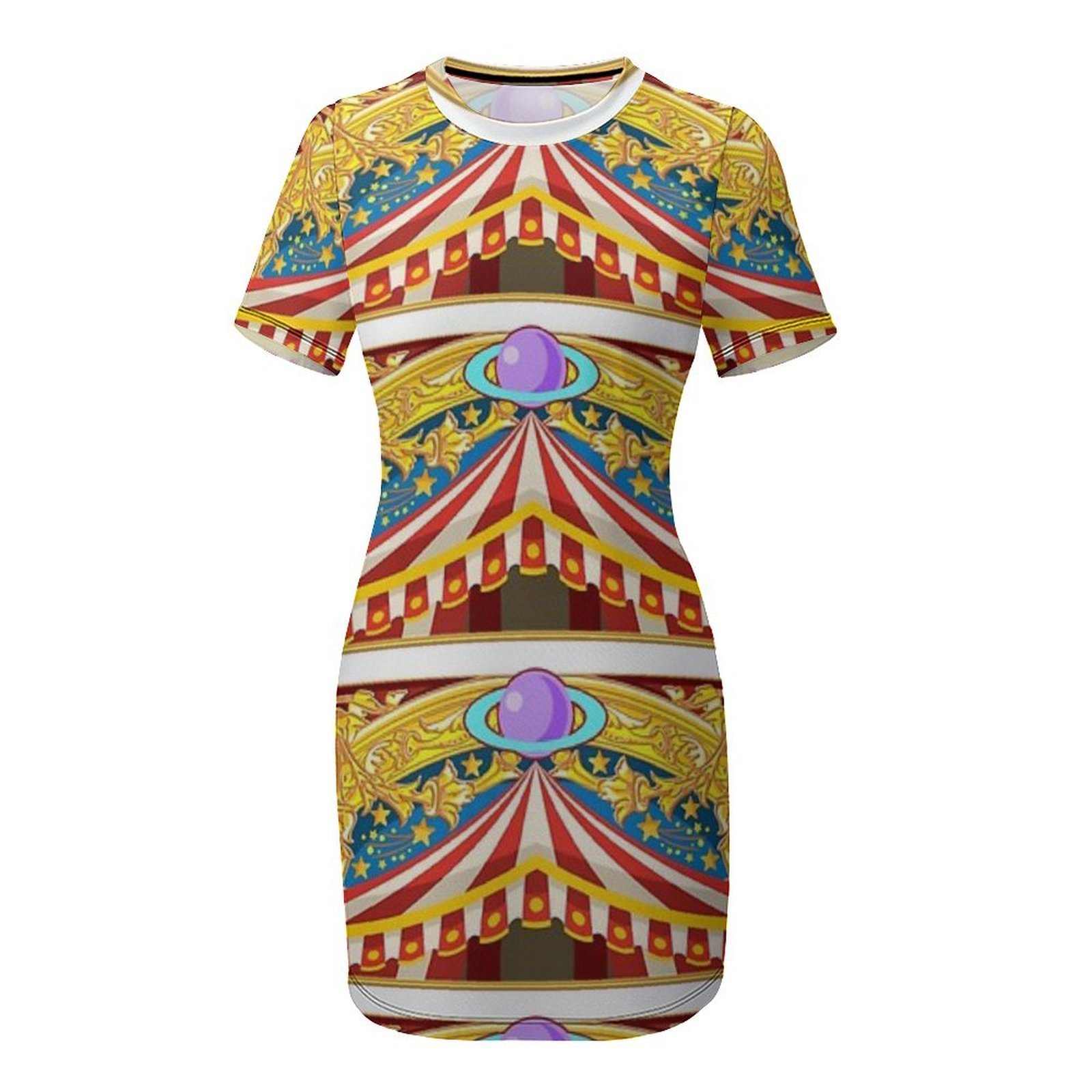 Vestido de manga corta con est - Summer Clothing Banner reseña y precio