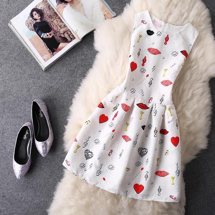 Vestido de verano sin mangas c - Summer Line Clothing Brand reseña y precio