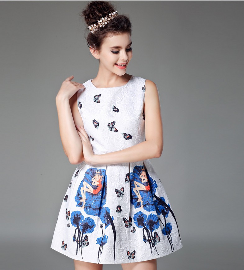 Vestido de verano sin mangas c - Summer Line Clothing Brand reseña y precio