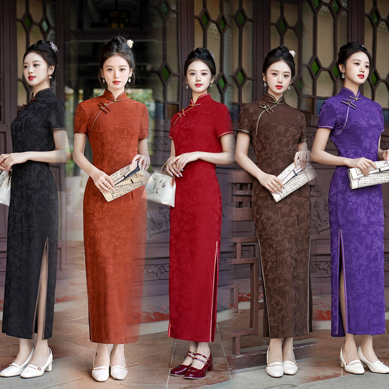 Nuevo Vestido Largo Cheongsam  - Summer Clothes reseña y precio